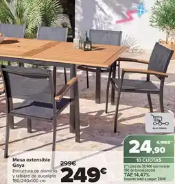 Carrefour Mesa extensible gaya oferta