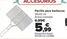 Carrefour Parrilla para barbacoa oferta