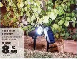 Carrefour Foco solar spotlight oferta