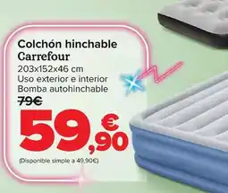 Carrefour Carrefour - colchon hinchable oferta