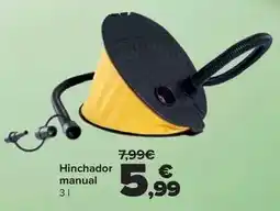 Carrefour Hinchador manual oferta