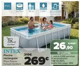 Carrefour Intex - piscina rectangular oferta