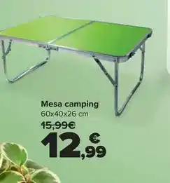 Carrefour Mesa camping oferta