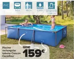 Carrefour Carrefour - piscina rectangular tubular cancun oferta