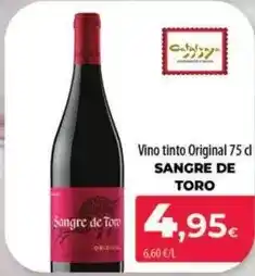 Spar La Palma Sangre de toro - vino tinto original oferta