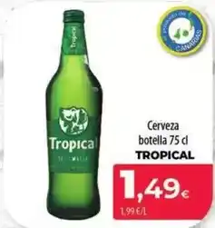Spar La Palma Tropical - cerveza botella oferta