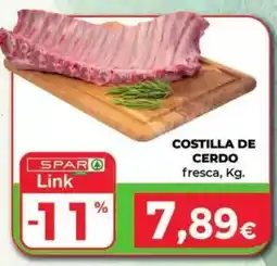 Spar La Palma Spar - costilla de cerdo oferta