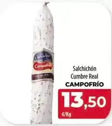 Spar Tenerife Campofrío - salchichon cumbre real oferta