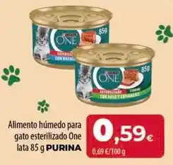Spar Tenerife Purina - alimento húmedo para gato esterilizado one oferta