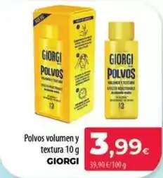Spar La Palma Giorgi - polvos volumen y textura oferta