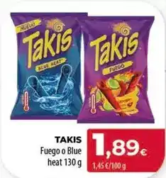 Spar Tenerife Takis - fuego o blue heat oferta