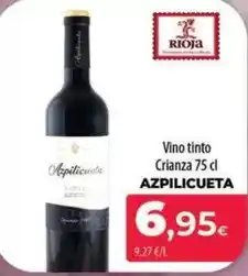 Spar La Palma Azpilicueta - vino tinto crianza oferta