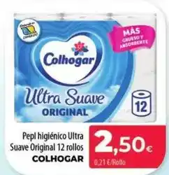 Spar La Palma Colhogar - pepl higiénico ultra suave original 12 rollos oferta