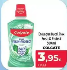 Spar La Palma Colgate - enjuague bucal plax fresh & protect oferta
