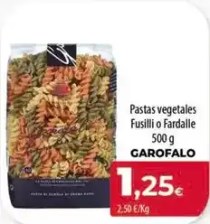 Spar Tenerife Garofalo - pastas vegetales fusilli o fardalle oferta
