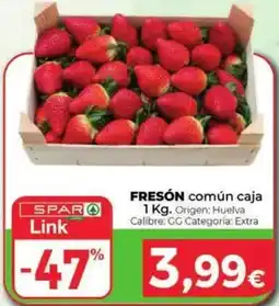 Spar La Palma Spar - fresón común caja oferta
