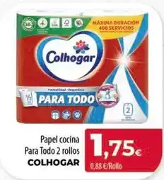 Spar Tenerife Colhogar - papel cocina para todo 2 rollos oferta