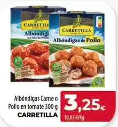 Spar Tenerife Carretilla - albondigas carne o pollo en tomate oferta