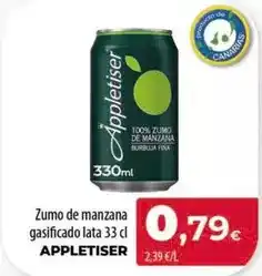 Spar Tenerife Appletiser - zumo de manzana gasificado oferta