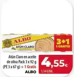 Spar Tenerife Albo - atun claro en aceite de oliva oferta