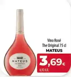 Spar Tenerife Mateus - vino rosé the original oferta