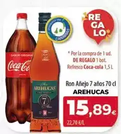 Spar Tenerife Arehucas - ron añejo 7 años oferta