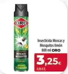 Spar Tenerife Oro - insecticida moscas y mosquitos limón oferta