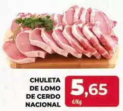 Spar Tenerife Chuleta de lomo de cerdo nacional oferta
