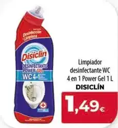 Spar Tenerife Disiclin - limpiador desinfectante wc 4 en 1 power gel oferta