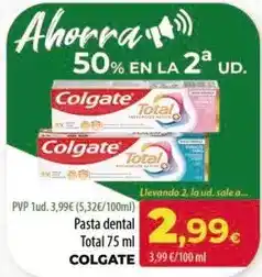 Spar Tenerife Colgate - pasta dental total oferta