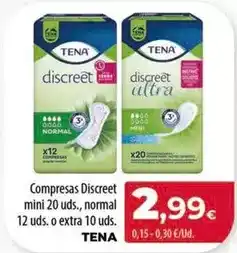 Spar Tenerife Tena - compresas discreet mini oferta