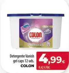 Spar Tenerife Colon - detergente vanish gel caps oferta