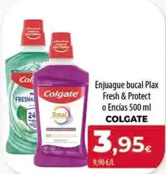 Spar Tenerife Colgate - enjuague bucal plax fresh & protect o encias oferta