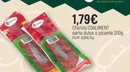 CoMarket Coaliment - chorizo sarta dulce o picante oferta