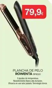 Milar Rowenta - plancha de pelo oferta