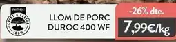 Plusfresc Duroc - llom de porc oferta