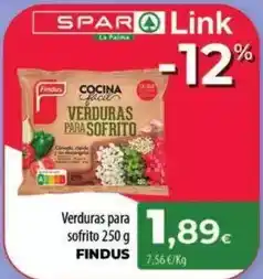 Spar La Palma Findus - verduras para sofrito oferta