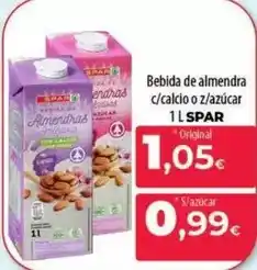 Spar La Palma Spar - bebida de almendra c/calcio oferta