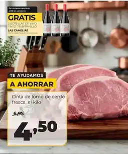 Alimerka Tempranillo - cinta de lomo de cerdo fresca oferta