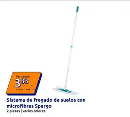 Action Sistema de fregado de suelos con microfibras Spargo oferta