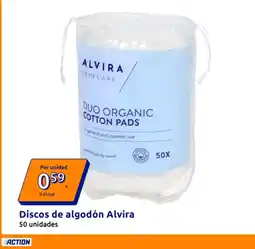 Action Discos de algodón Alvira oferta