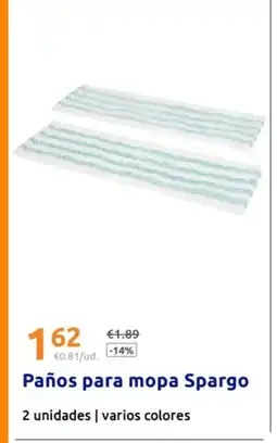 Action Paños para mopa Spargo oferta
