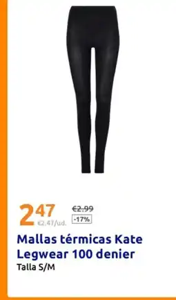 Action Mallas térmicas Kate Legwear 100 denier oferta