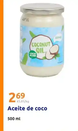 Action Aceite de coco oferta