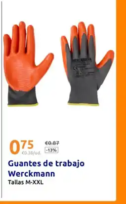 Action Guantes de trabajo Werckmann oferta