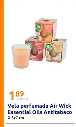 Action Vela perfumada Air Wick Essential Oils Antitabaco oferta