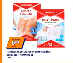 Action Parches musculares o almohadillas térmicas Thermofect oferta