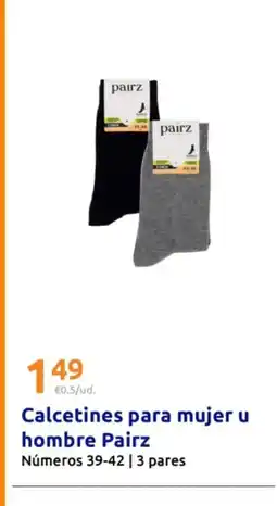Action Calcetines para mujer u hombre Pairz oferta