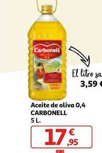 Alcampo Aceite De Oliva 0.4 Carbonell oferta
