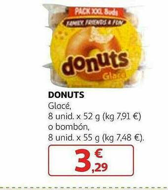 Alcampo Donuts Glacé O Bombón oferta
